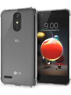 Caseflex Θήκη Σιλικόνης LG K9 / K8 2018 - Clear (CS000005LG)