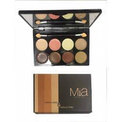 Mia Contouring & Highlighting 03 Bronzer & Highlighter Palette 24gr