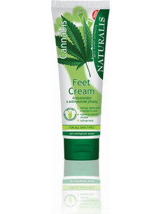 Union Naturalis Cannabis Feet Ενυδατική Κρέμα Ποδιών 125ml