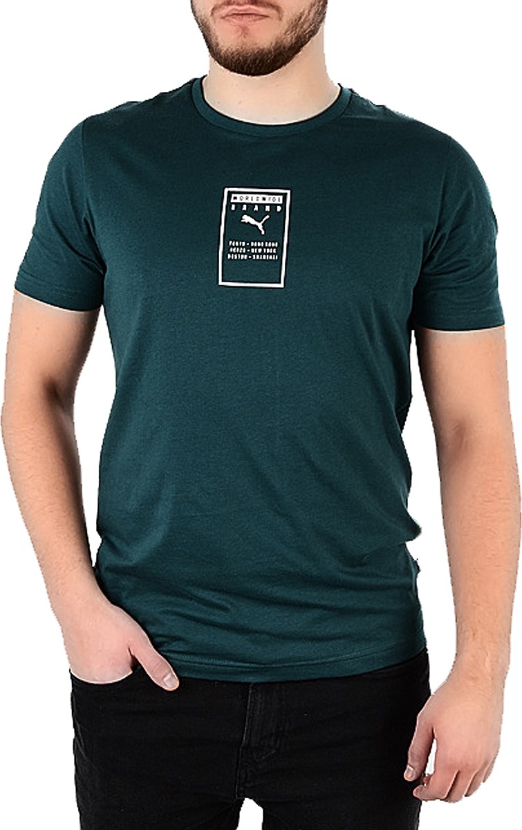 puma brand placed tee
