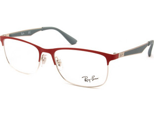 Ray-Ban RJ1052 4059 Παιδικός Σκελετός Γυαλιών Οράσεως Μεταλλικός Γκρι Κόκκινος