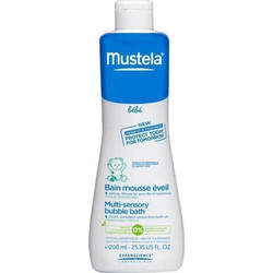 Mustela Multi-Sensory Bubble Βρεφικό Αφρόλουτρο Αβοκάντο 200ml