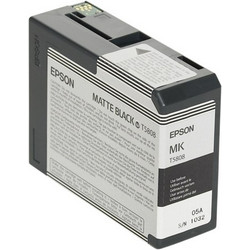 Epson T5808 Matte Black Μελάνι Εκτυπωτή Inkjet C13T580800