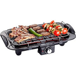 Akel AB635 Ηλεκτρική Ψησταριά Σχάρας 2000W με Ρυθμιζόμενο Θερμοστάτη 39x23cm