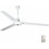Eurolamp 147-29012 Ανεμιστήρας Οροφής 140cm 80W Λευκός
