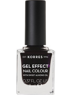 Korres Gel Effect 76 Smokey Plum Gloss Βερνίκι Νυχιών Μακράς Διαρκείας 11ml