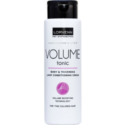 Lorvenn Volume Tonic Body & Thickness Conditioning Cream Conditioner για Επανόρθωση για Βαμμένα Μαλλιά 300ml
