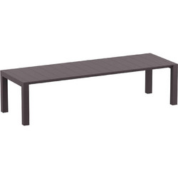 Siesta Vegas Ορθογώνιο Τραπέζι Κήπου Rattan Καφέ 260x100cm 53.0238