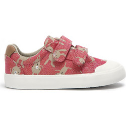 Clarks Halcy Hati Παιδικά Sneakers Φούξια 26132738