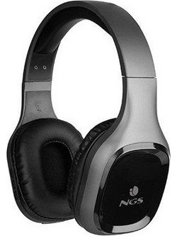 NGS Artica Sloth Ασύρματα Bluetooth Ακουστικά Over Ear Μαύρα