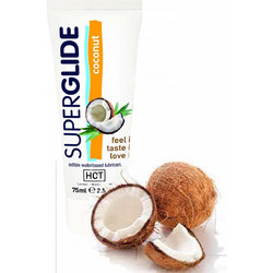 HOT Coconut Superglide Λιπαντικό Gel Νερού Κόλπου & Πρωκτού 75ml