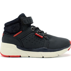 Levi's New Aspen Παιδικά Μποτάκια Navy Μπλε με Φερμουάρ VORE0054S-0040