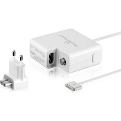 Powertech Φορτιστής Laptop 45W 14.85V 3.05A για Apple με Ενσωματωμένο Καλώδιο Τροφοδοσίας PT-836