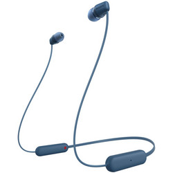 Sony WI-C100 Ακουστικά Bluetooth In Ear Ανθεκτικά στο Νερό Blue