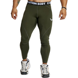 Evolution Body Ανδρικό Κολάν Μακρύ Χακί EVO-FIT 2559