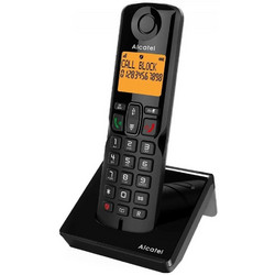 Alcatel S280 EWE Ασύρματο Τηλέφωνο με Ανοιχτή Ακρόαση Μαύρο