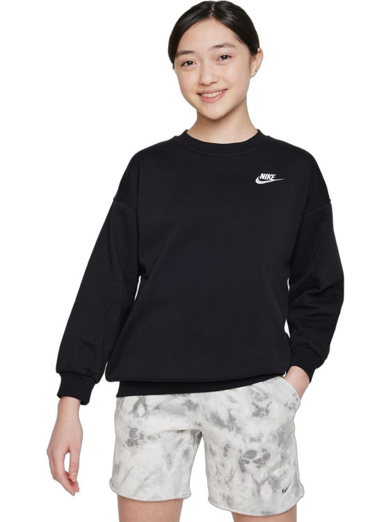 Nike Nsw Club Παιδικό Φούτερ Μαύρο FD2923-010