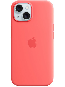 Apple Silicone Case with MagSafe Back Cover Guava (iPhone 15 Plus)