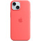 Apple Silicone Case with MagSafe Back Cover Guava (iPhone 15 Plus)