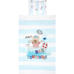 Lorelli Adventure Σετ Κούνιας White/Blue 3τμχ