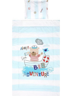 Lorelli Adventure Σετ Κούνιας White/Blue 3τμχ