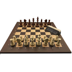 DGT Σκάκι Ξύλινο με Πιόνια 50x50cm 1002