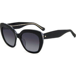 Kate Spade Winsletgs Black Γυναικεία Γυαλιά Ηλίου Τετράγωνα Κοκάλινα Μαύρα με Μαύρο Degradee Φακό