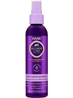 Hask Blonde Care 5-in-1 Leave In Spray Leave In Conditioner Spray για Επανόρθωση 175ml