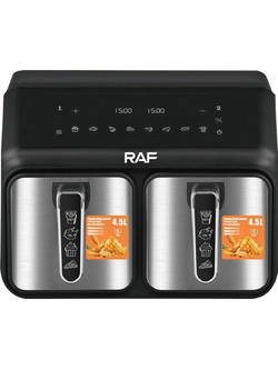 Raf R-5376 Air Fryer 9lt με Διπλό Κάδο