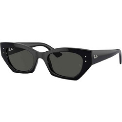 Ray-Ban RB4430 667787 Ανδρικά Γυαλιά Ηλίου Cat Eye Κοκάλινα Μαύρα με Μαύρο Polarized Φακό
