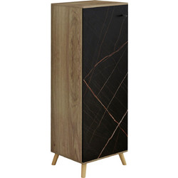 FreeBox Παπουτσοθήκη Ξύλινη Sonoma Μ50xΠ38xΥ135cm FB98954.13