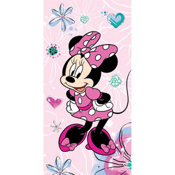 Borea Minnie Παιδική Πετσέτα Θαλάσσης Ροζ 70x140cm