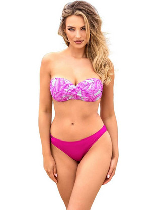 ETNA Alice Bikini Set Strapless με Ενίσχυση Ψηλόμεσο Φούξια 194017