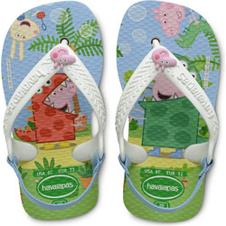 Havaianas Baby Peppa Pig Παιδικές Σαγιονάρες για Κορίτσι Γαλάζιες 4145980-0001