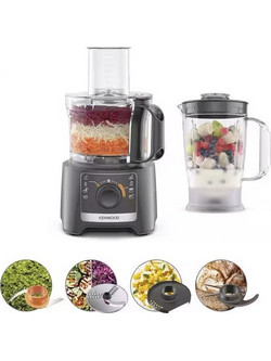 Kenwood MultiPro Compact FDP31.170GY Πολυμίξερ 800W 2.1lt με Κανάτα Μπλέντερ