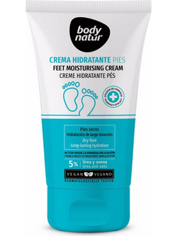 Body Natur Moisturizing Ενυδατική Κρέμα Ποδιών 100ml