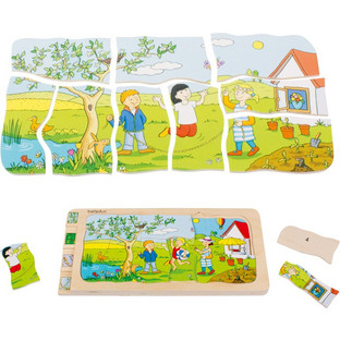 Παιδικό Puzzle Beleduc Ξύλινο Τέσσερις Εποχές 36 Κομμάτια