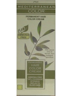 Mediterranean Color Permanent Hair Color Cream 8.1 Ανοιχτό Ξανθό Μπλε Σαντρέ Μόνιμη Βαφή Μαλλιών Xωρίς Αμμωνία 60ml
