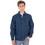 Hurley Ανδρικό Πουκάμισο Βαμβακερό Μακρυμάνικο Overshirt Navy Μπλε MVS0005660-093