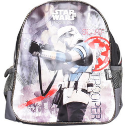 SunCe Star Wars Σχολική Τσάντα Πλάτης Δημοτικού Γκρι FK100195