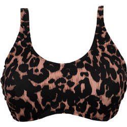 Rock Club Bikini Top Μπουστάκι Animal Print Καφέ BP-2423