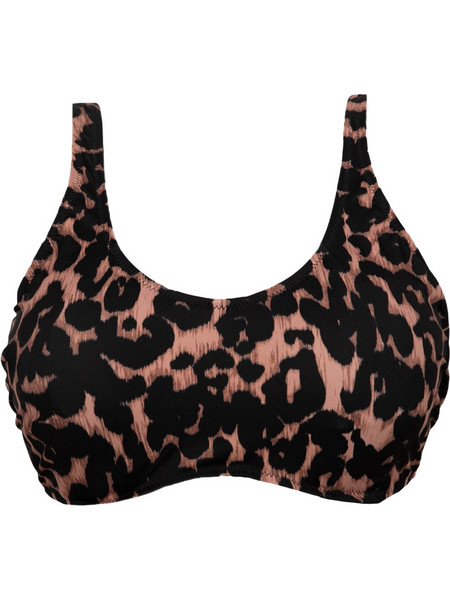 Rock Club Bikini Top Μπουστάκι Animal Print Καφέ BP-2423