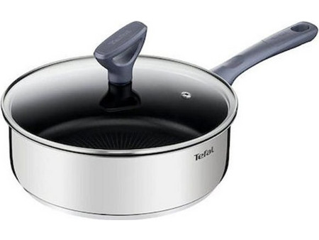 Tefal Daily Cook Σωτέζα Ανοξείδωτη με Καπάκι 24cm G7303255