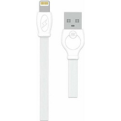 WK WDC-023 Flat USB-A to Lightning Cable 3m White