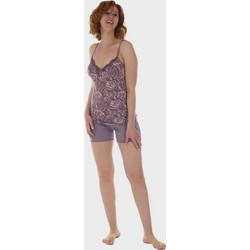 Gsecret Babydoll Καλοκαιρινό Βαμβακερό Μωβ 11106-28394