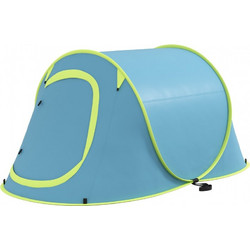 Outsunny Σκηνή Camping Τούνελ 2 Ατόμων 3 Εποχών Pop Up 245x148x105cm A20-404V00NU