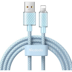 Mcdodo CA-3641 Braided USB-A to Lightning Cable 1.2m Light Blue 6921002636414