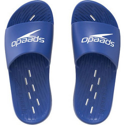 Speedo Ανδρικές Παντόφλες Καλοκαιρινές Αντιολισθητικές Κολυμβητηρίου Royal Blue 122291-6711