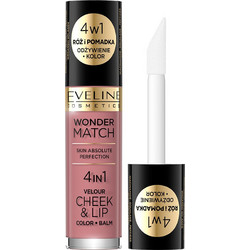 Eveline Wonder Match Liquid & Blush Lipstick 2in1 02