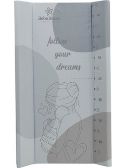 Bebe Stars Stone Σκληρή Αλλαξιέρα Μωρού Πλαστική 77x45cm Χακί